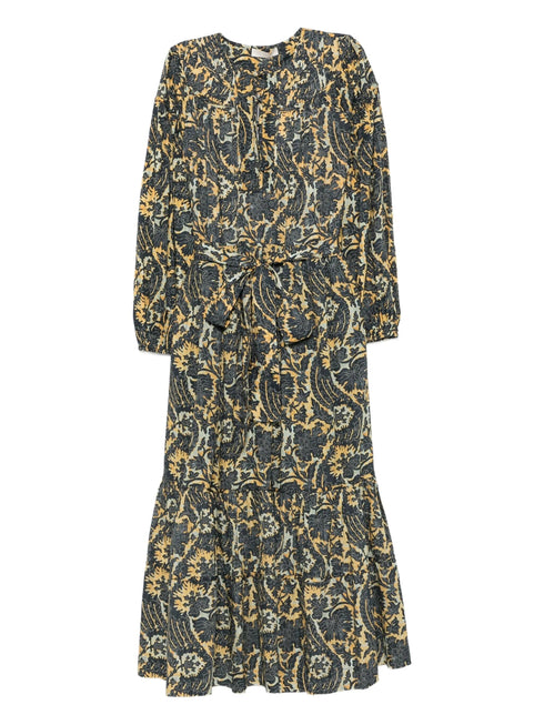 ULLA JOHNSON SERAPHINA LONG SLEEVE DRESS